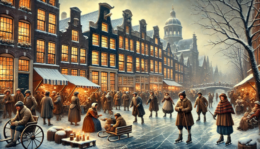 Winter in Amsterdam: A Glimpse into the 17th Century