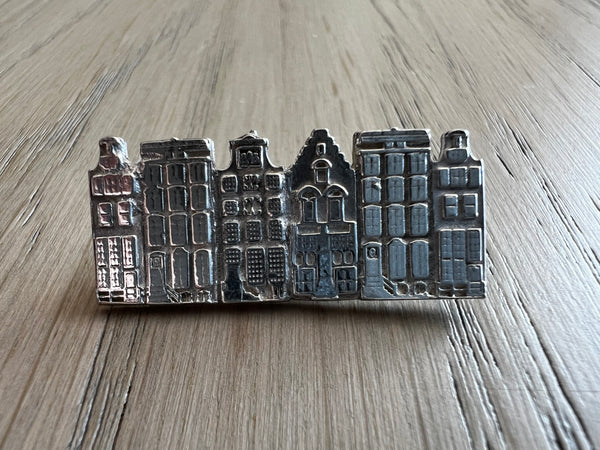 Amsterdam Canalhouses Brooch #4