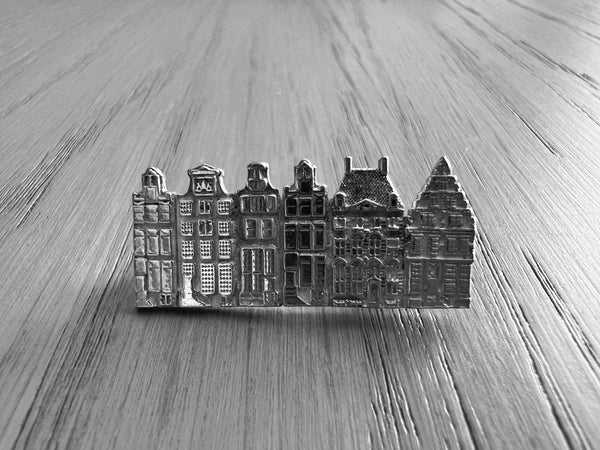 Amsterdam Canalhouses Brooch #5